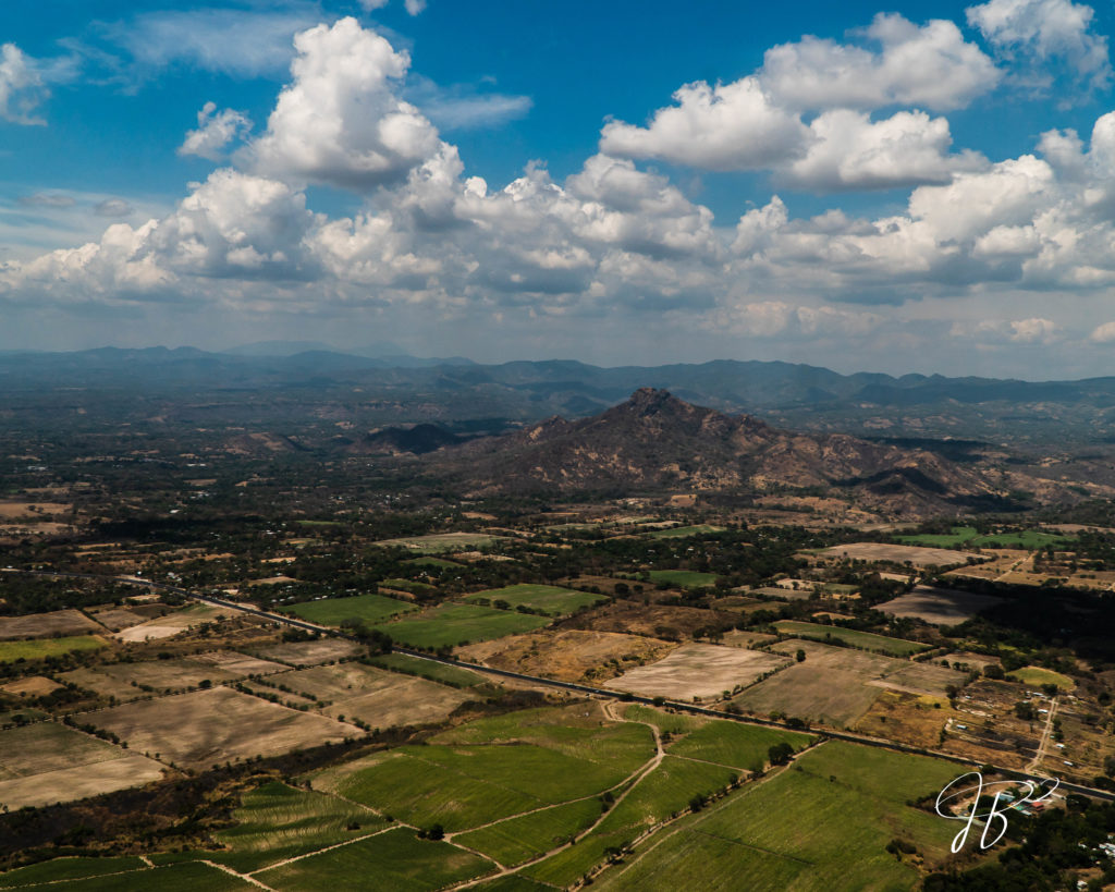 Flying over